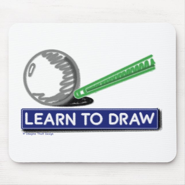 Learn to Draw Mouse Mat (Front)