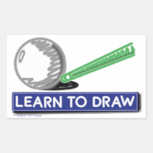 Learn to Draw Rectangular Sticker
