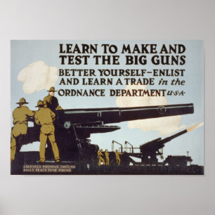 Learn to Make and Test the Big Guns Poster