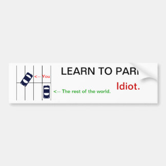 Learn to PARK Bumper Sticker