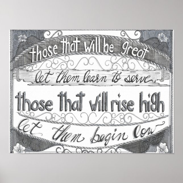 Learn to Serve Poster (Front)