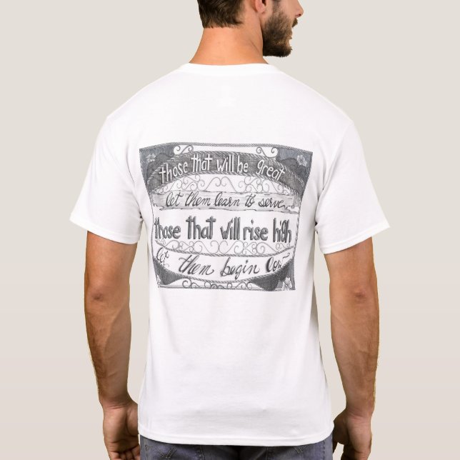 Learn to Serve T-Shirt (Back)