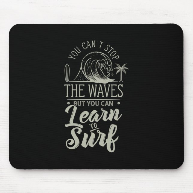 Learn To Surf Mouse Mat (Front)