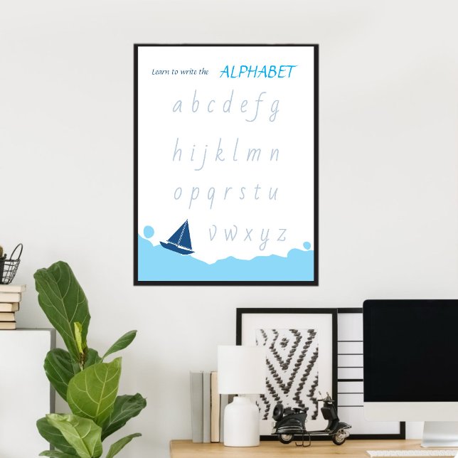 Learn to Write the Alphabet Poster for Kids (Creator Uploaded)