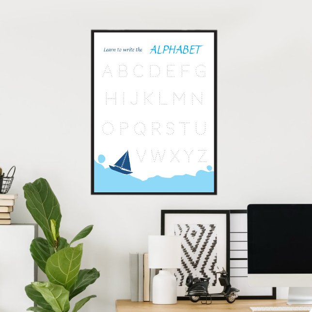 Learn to Write the Alphabet Poster for Kids (Creator Uploaded)
