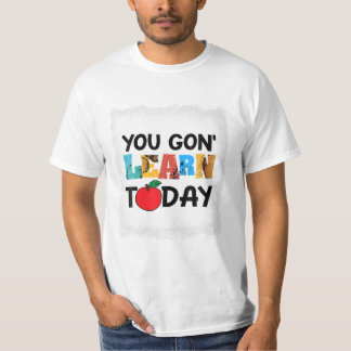 Learn Today Bleached tie dye T-Shirt