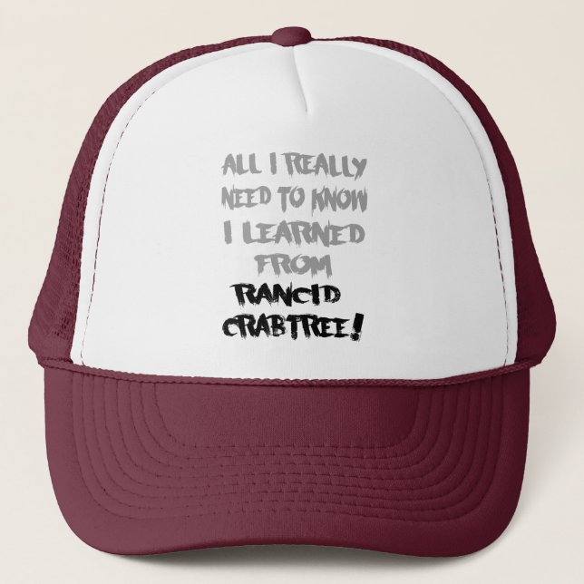 Learned From Rancid Crabtree Hat (Front)