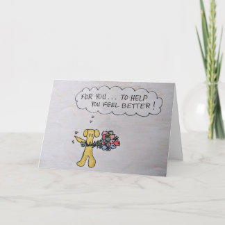 Learner's Feel Better Wishes Get Well Card
