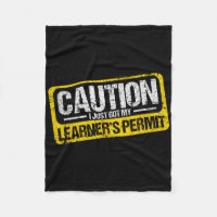 Learner's Permit New Driver Shirt Caution Just Got