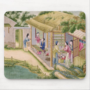 Learning about Silkworms Mouse Mat