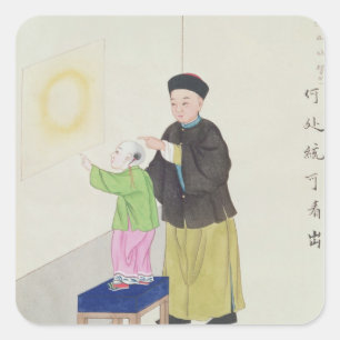 Learning about Spiritualism Square Sticker