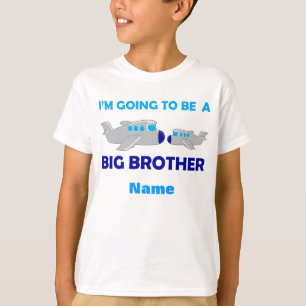 Learning Candy Big Brother Cute Aeroplane T-Shirt