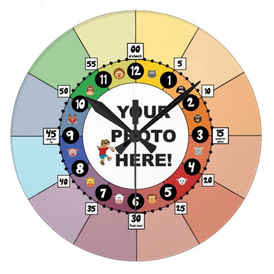 Learning Clock for Kids (Large) | Zazzle.co.uk