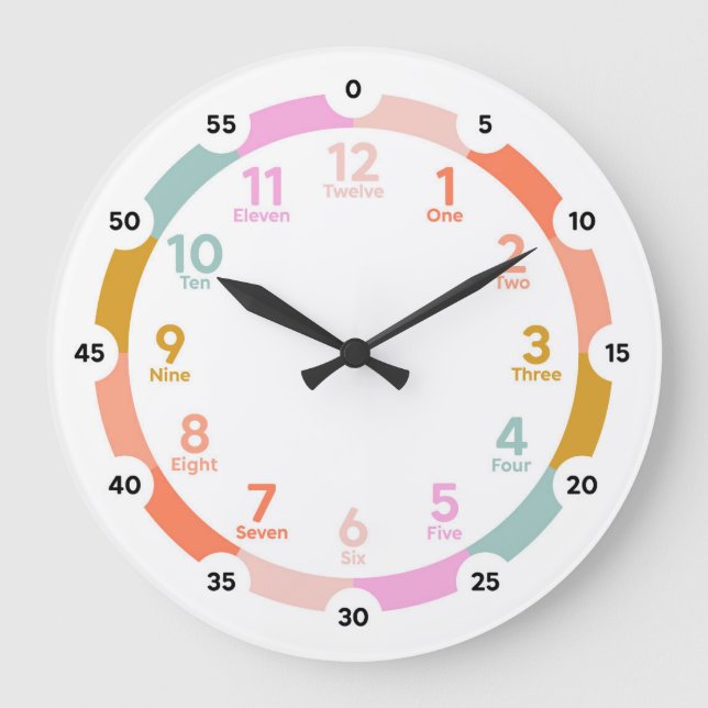 Learning Clock - Fresh Breeze (Front)