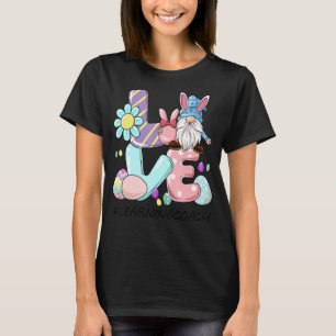 Learning Coach Cute Easter Gnome Spring Love Gnomi T-Shirt