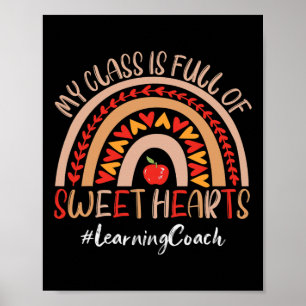 Learning Coach My Cl Is Full Of Sweet Hearts Valen Poster