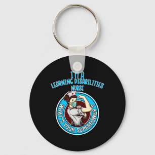 Learning Disabilities Nurse  For Women Nursing App Key Ring