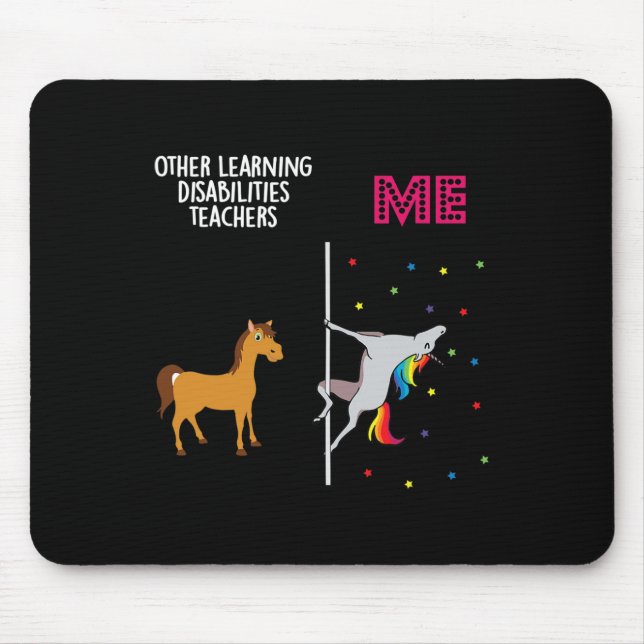 Learning Disabilities Teacher Unicorn Others You  Mouse Mat (Front)