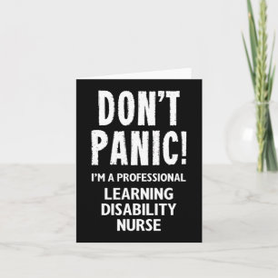 Learning Disability Nurse Disabilities Awareness Card