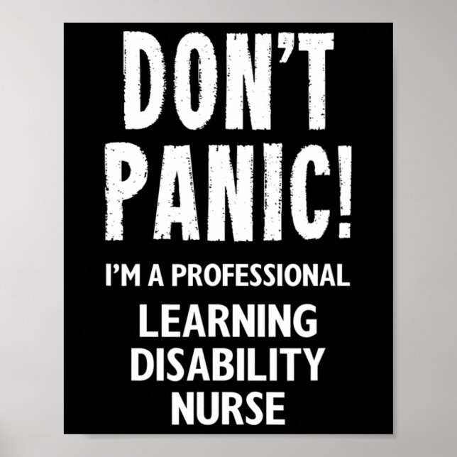 Learning Disability Nurse Disabilities Awareness Poster (Front)