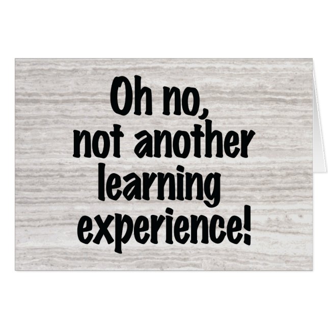 Learning Experience (Front Horizontal)