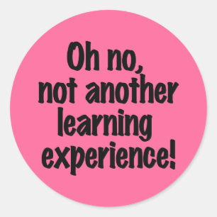 Learning Experience Classic Round Sticker