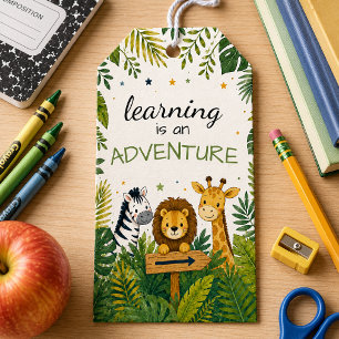 Learning is an Adventure School Gift Tags