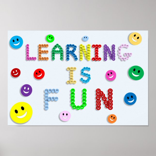 Learning is fun poster (Front)