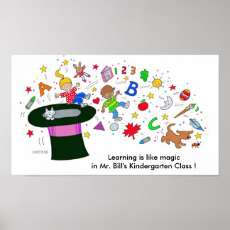 Learning is Like Magic by Vera Trembach Poster