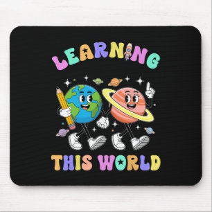 Learning Is Out Of This First Day Of School Teache Mouse Mat