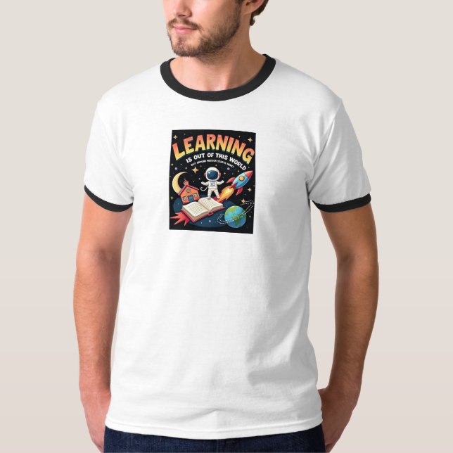 LEARNING is OUT .......  T-Shirt (Front)