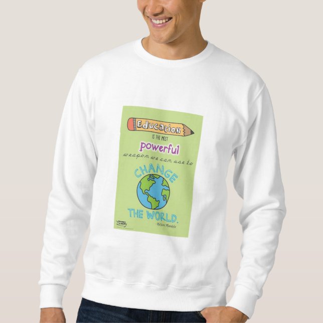 "Learning is Power, Knowledge is Key 📚✨" Sweatshirt (Front)