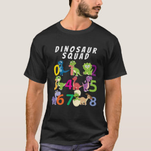 Learning Numbers Math Counting For Kindergarten Ki T-Shirt
