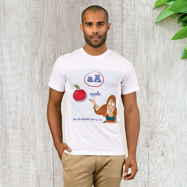 Learning The Alphabet Mens T-Shirt (Creator Uploaded)