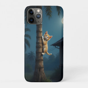 Learning to Climb – Cute Cat Moment iPhone 11 Pro Case