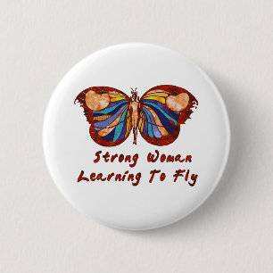 Learning To Fly 6 Cm Round Badge