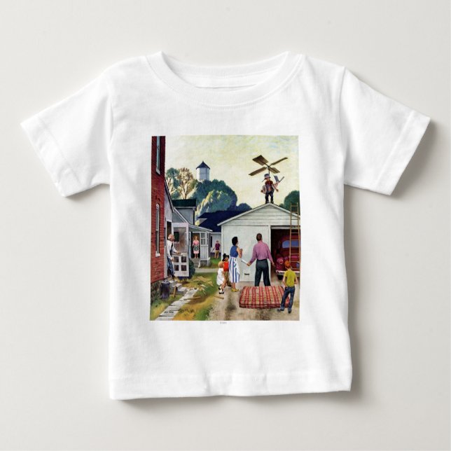 Learning to Fly Baby T-Shirt (Front)