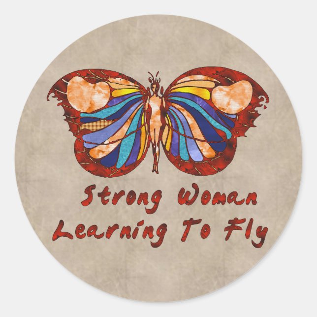 Learning To Fly Classic Round Sticker (Front)