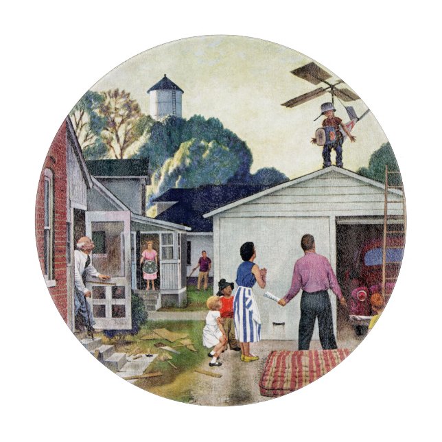 Learning to Fly Cutting Board (Front)