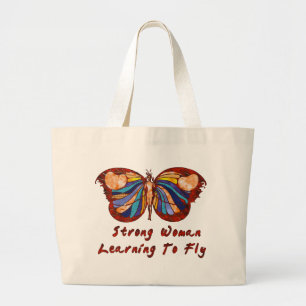 Learning To Fly Large Tote Bag