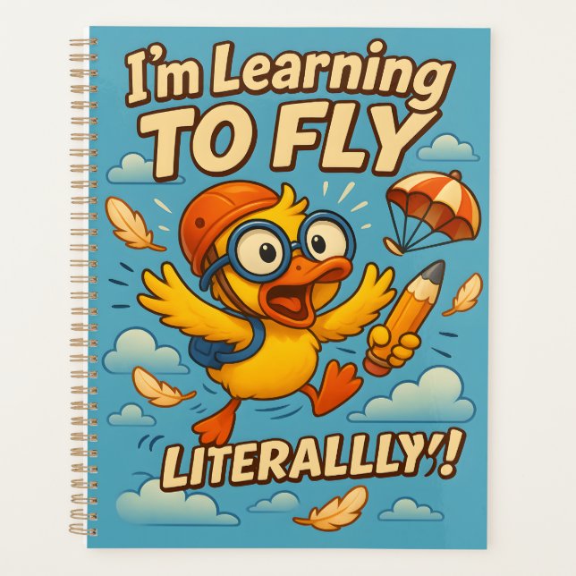 Learning to Fly (Literally!) Academic Planner (Front)