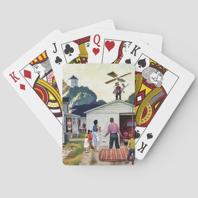 Learning to Fly Playing Cards (Back)