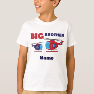 LearningCandy Big Brother Helicopter Personalised T-Shirt