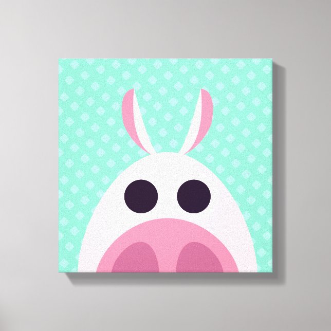 Leary the Pig Canvas Print (Front)