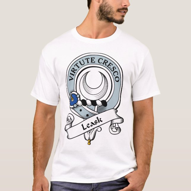 Leask Clan Badge T-Shirt (Front)