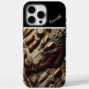 Leather Alligator iPhone 16 Pro Max Case