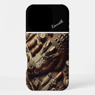 Leather Alligator iPhone 16 Pro Max Case