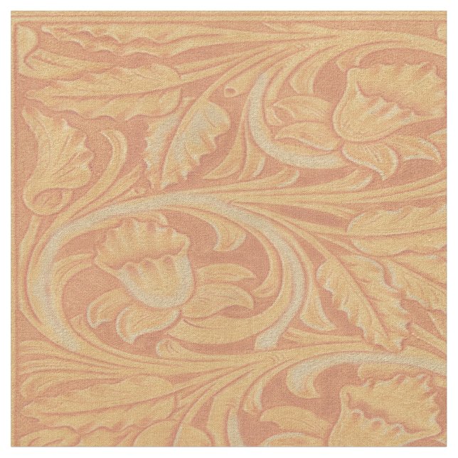 Leather and Suede carvings  Fabric (Close Up)