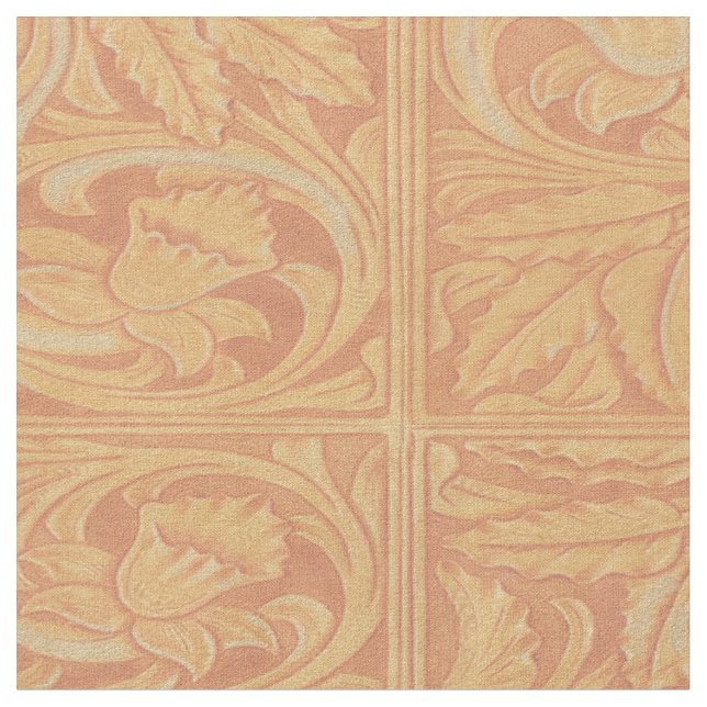 Leather and Suede carvings  Fabric (Close Up)