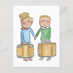 Leather Anniversary Postcard